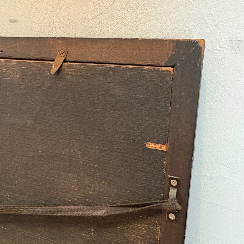 柚木沙弥郎 型染め 額入り布 魚 アート 絵画 一点もの 作家 中古