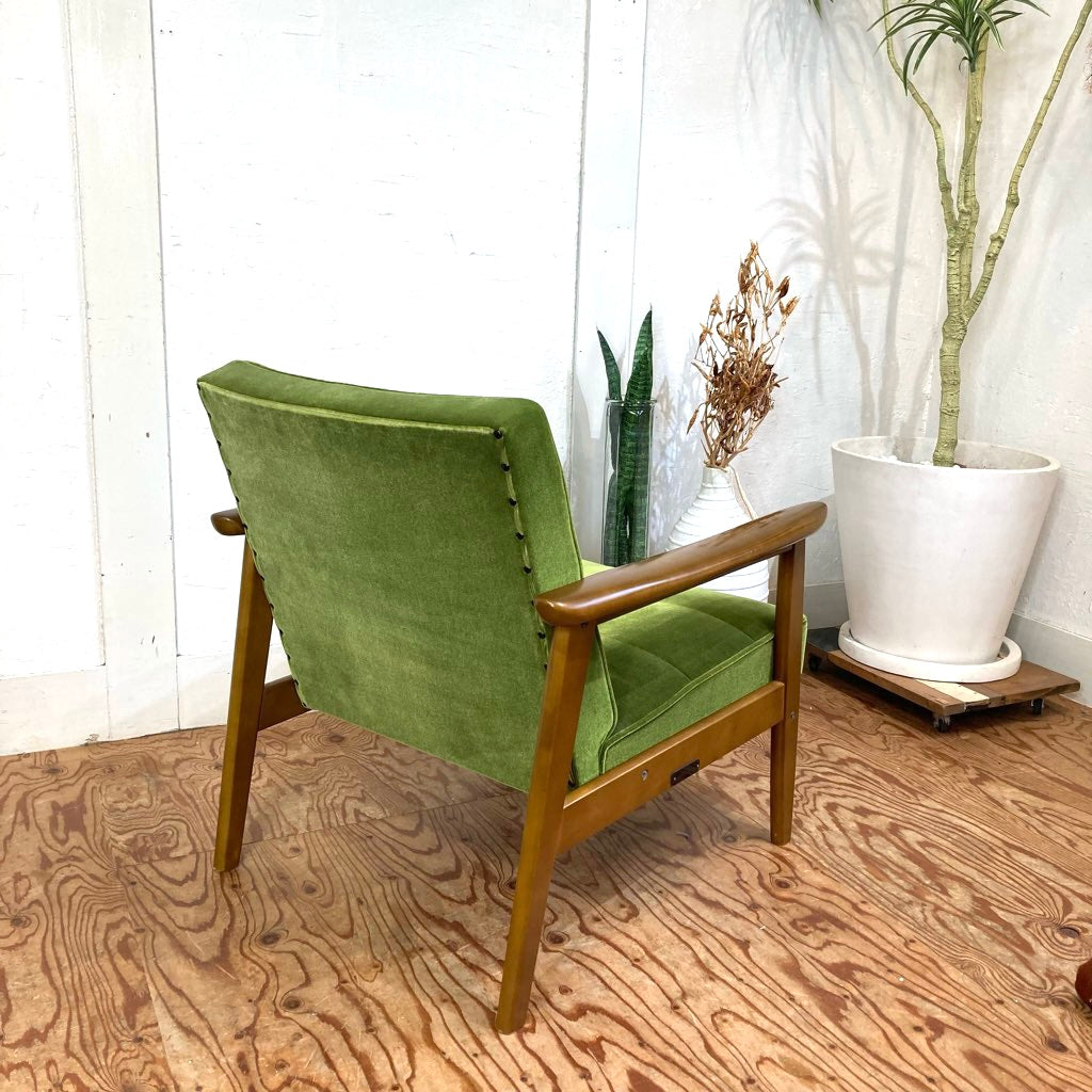 カリモク60 / karimoku Kチェア アームチェア モケットグリーン 1