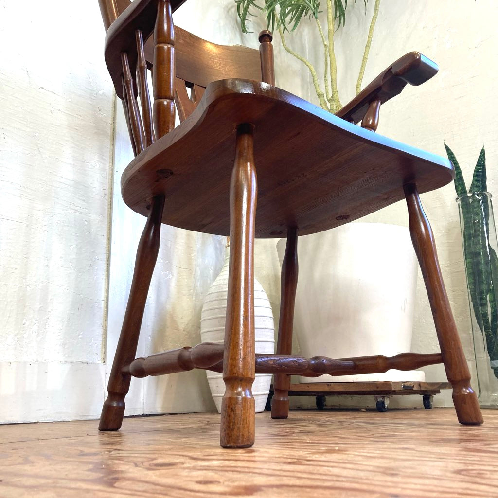 MEEUWIS社 オーク材 アームチェア ダイニングチェア 中古 アンティーク