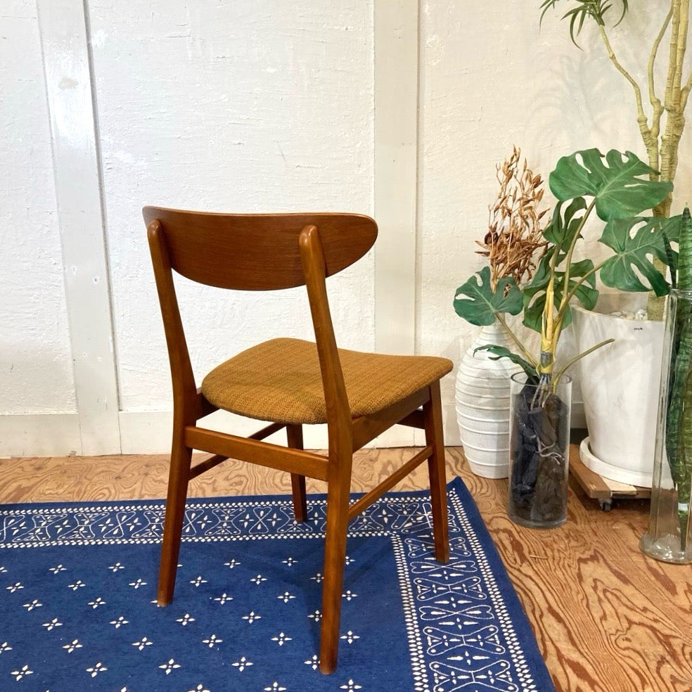 チーク材 ビーチ材 サイドチェア ダイニングチェア 北欧 デンマーク