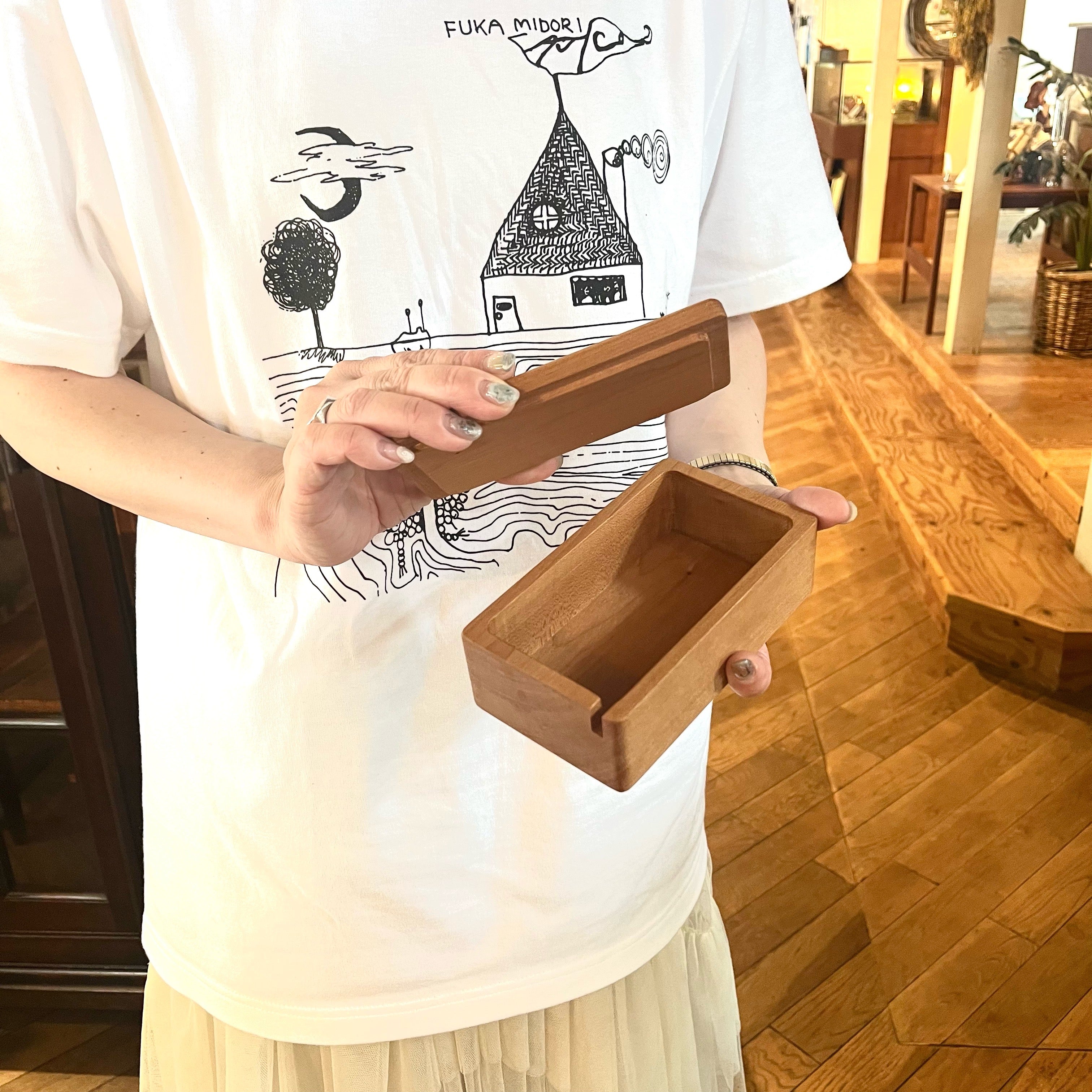 三谷龍二 バターケース 木製 バター保存容器 中古