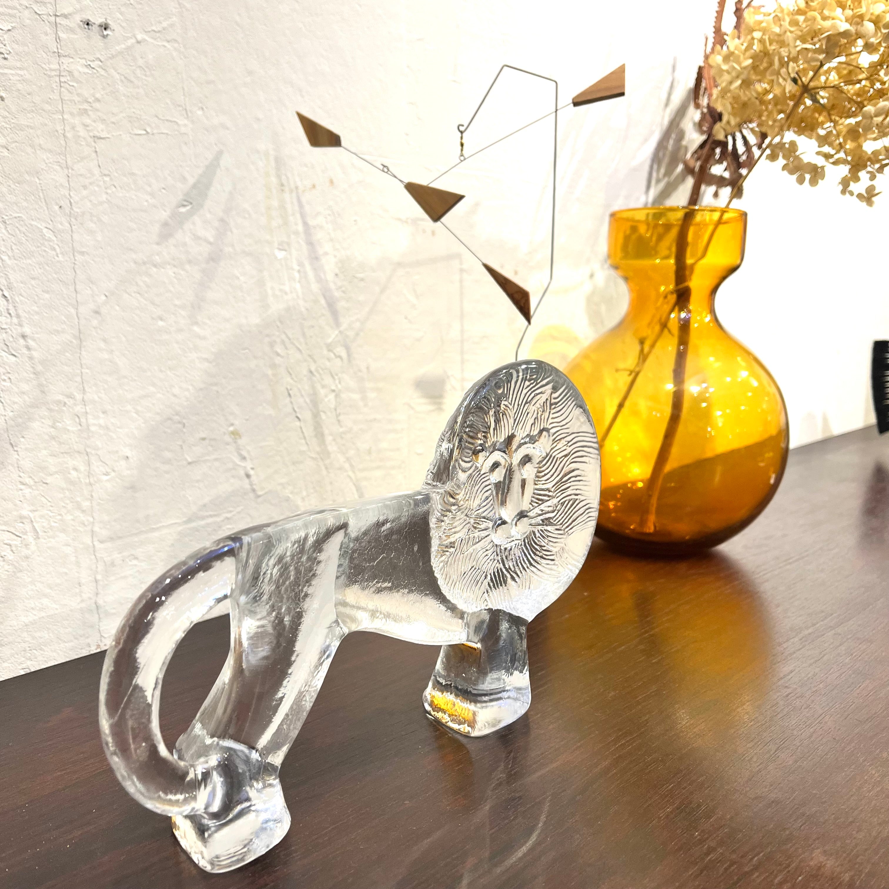 コスタボダ / KOSTA BODA ライオン ZOOシリーズ ガラス バーテイル