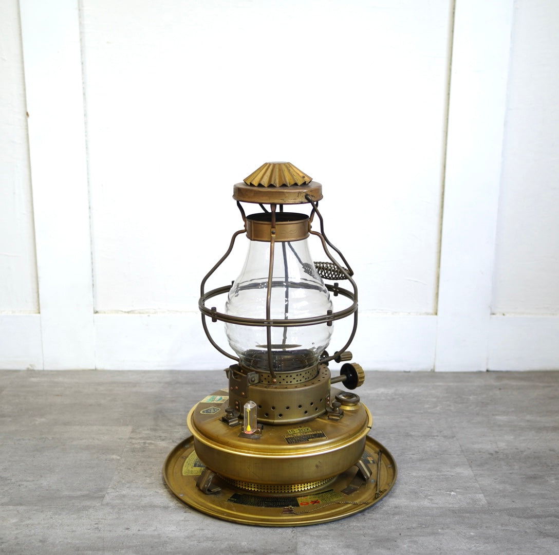 ニッセン / 日本船燈 ストーブ IS-3 ゴールドフレーム レトロ 暖房器具