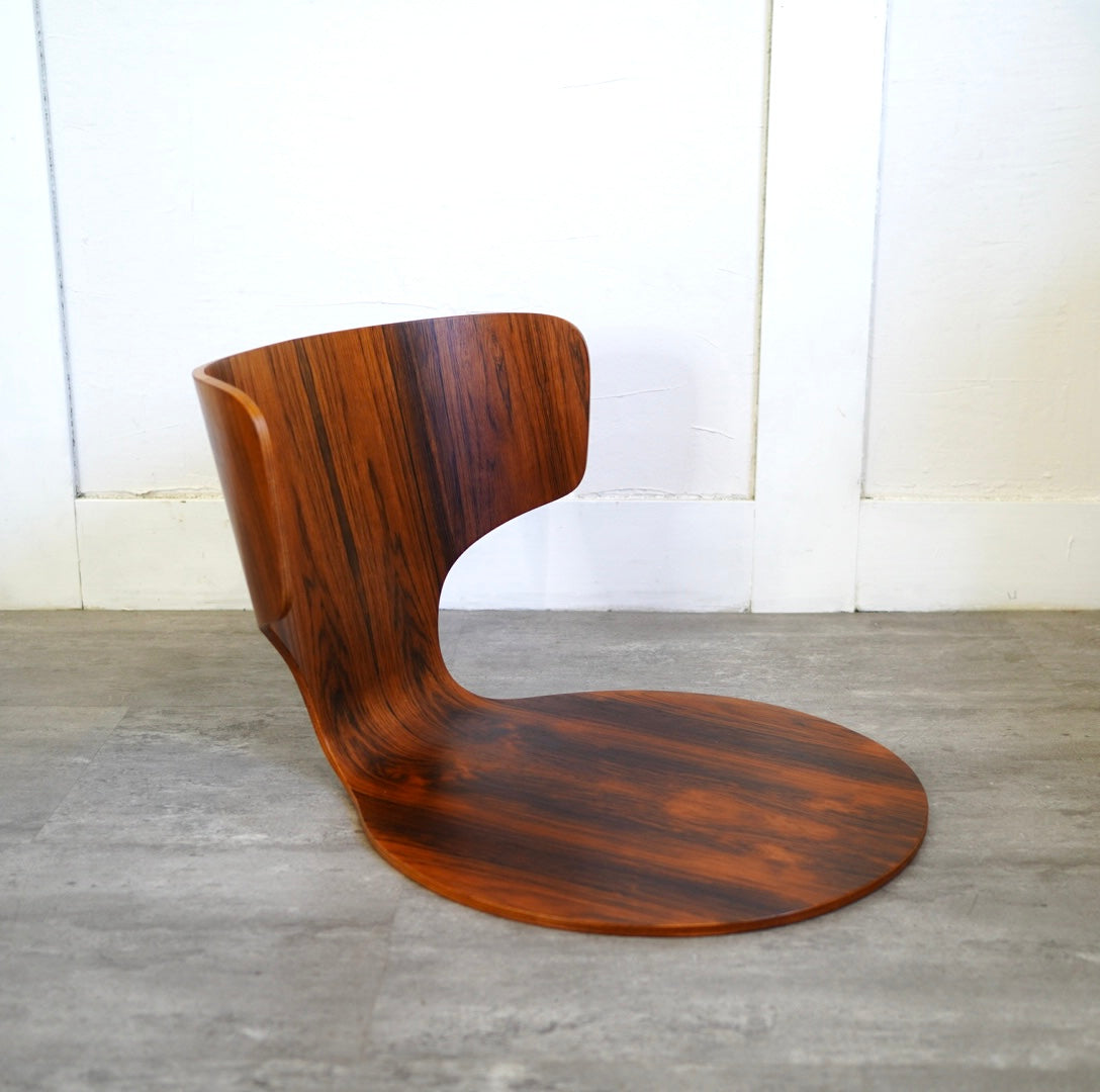 天童木工/Tendo カブト 座椅子 剣持勇ブラジリアンローズウッド