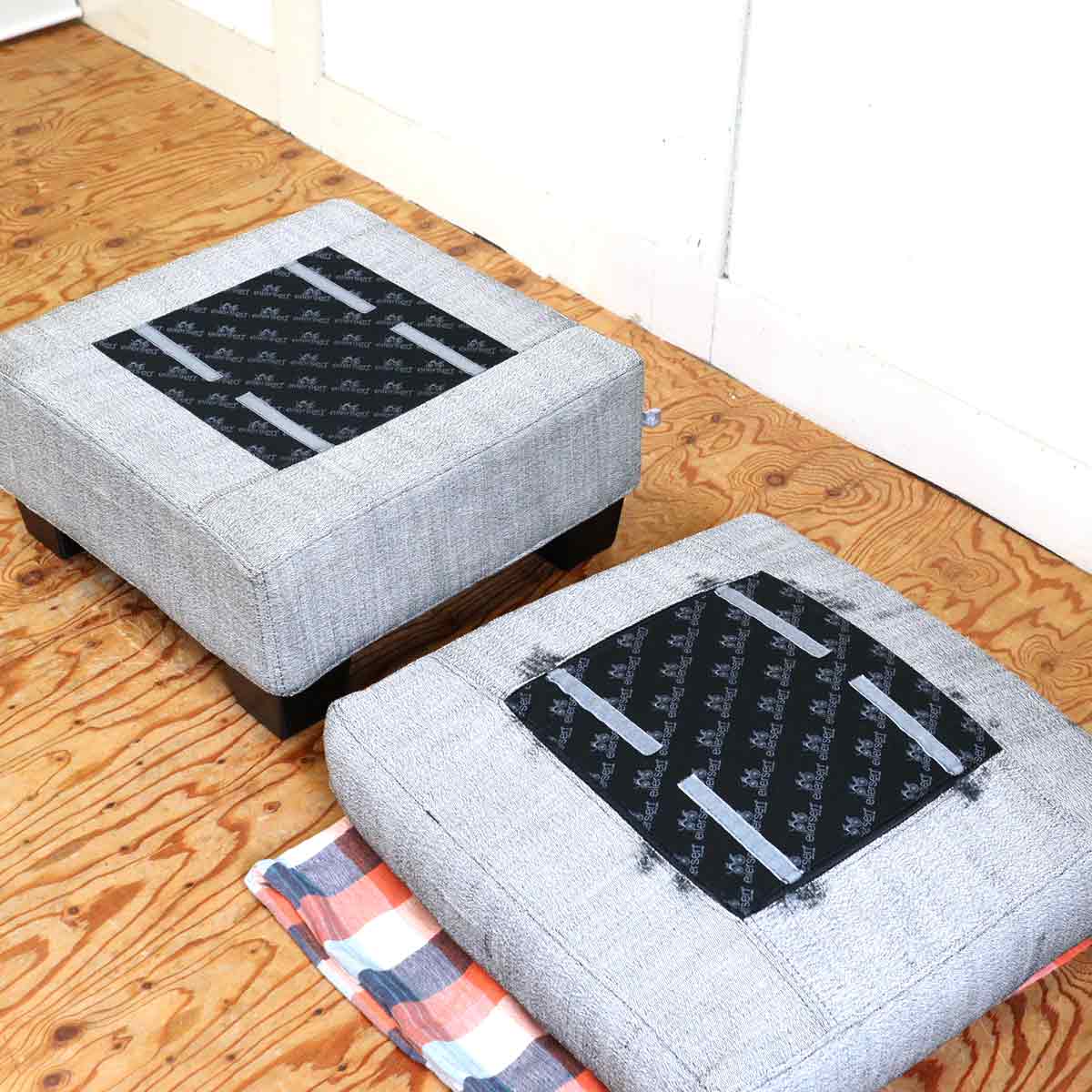 アイラーセン / eilersen ストックホルム オットマン 中古 グレー