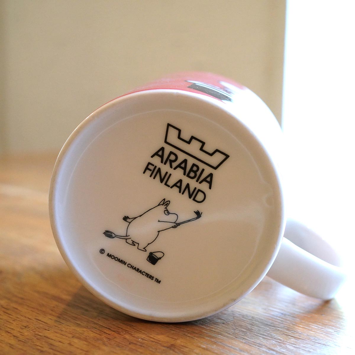 アラビア / ARABIA ムーミン 「ムーミンママ」マグカップ 廃盤 中古 赤