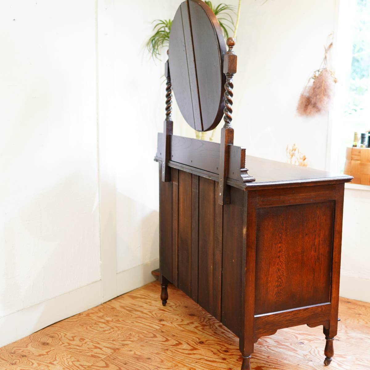 英国アンティーク ドレッシングチェスト ドレッサー キャビネット