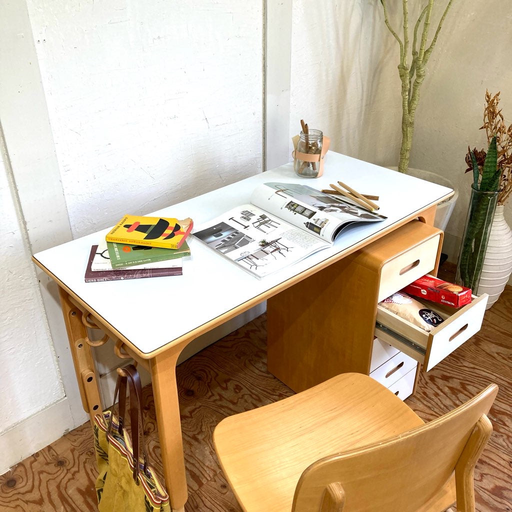 アクタス / ACTUS KIDS SAUTO ソウト デスク ワゴン チェア 3点セット