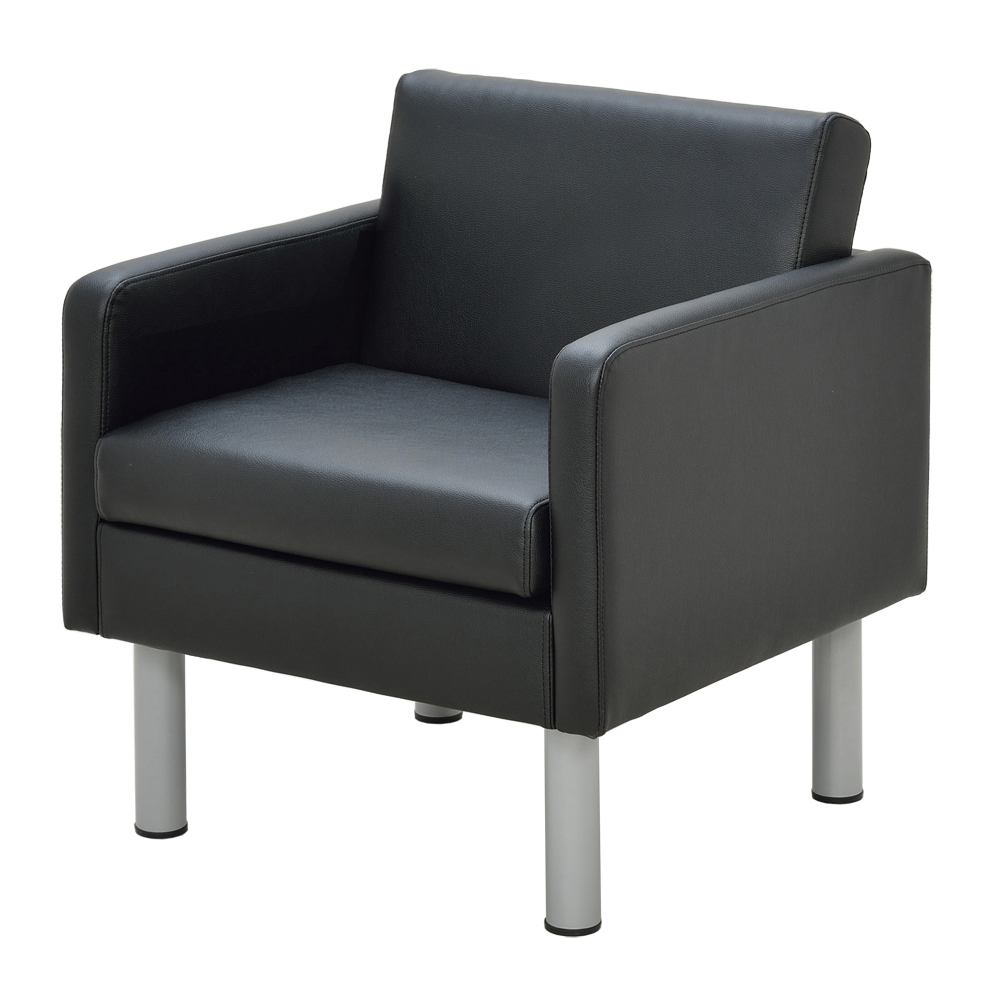 完売】コンパクトソファⅡ 1人用 ブラック RFESF2-1BK | オフィス