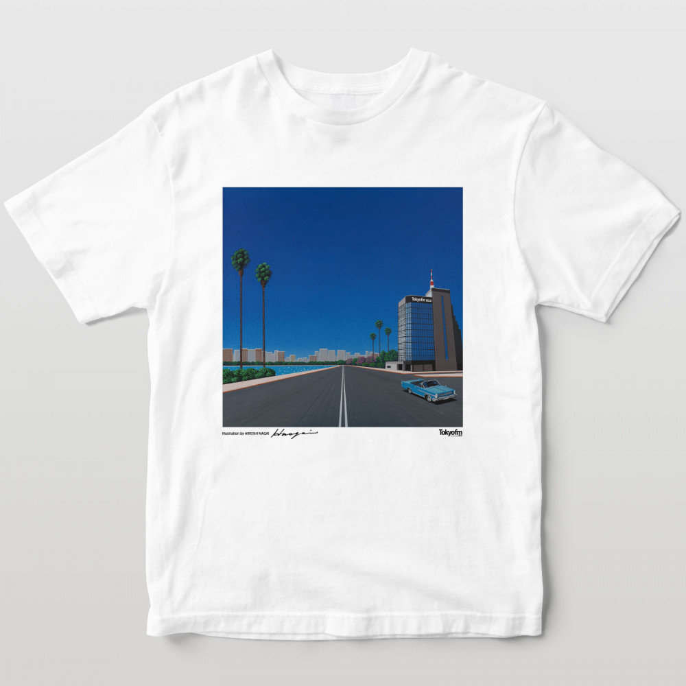 バケーション気分を盛り上げてくれる夏アイテム！ 永井博氏のイラストT