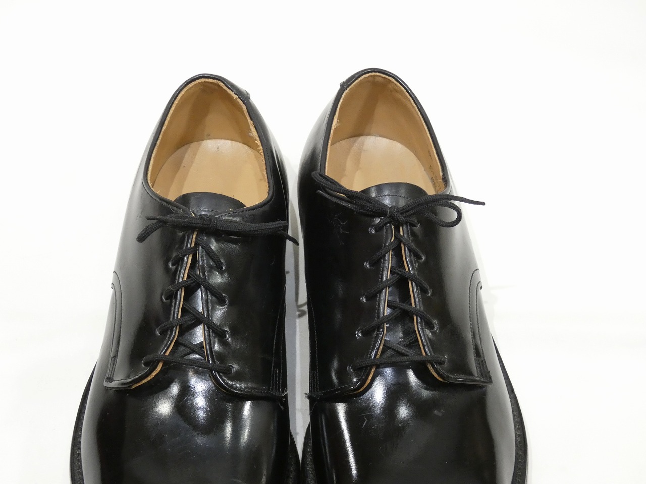 70s US NAVY USN OXFORD SERVICE SHOES 6R - RICUR