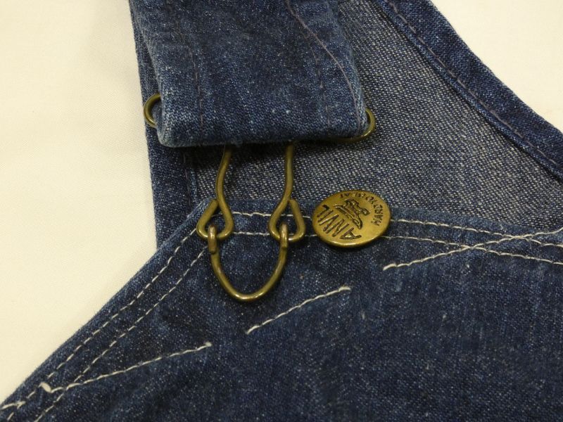50s Anvil Brand DENIM OVERALLS - RICUR