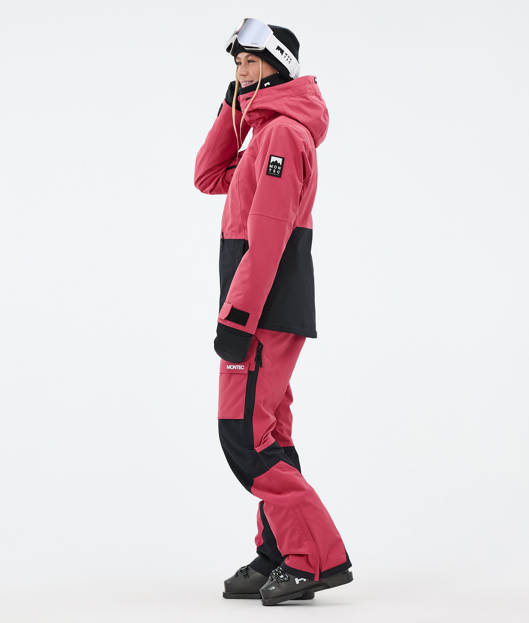 Montec Moss W Ski Jacket Women Light Red/Black | Ridestore.com