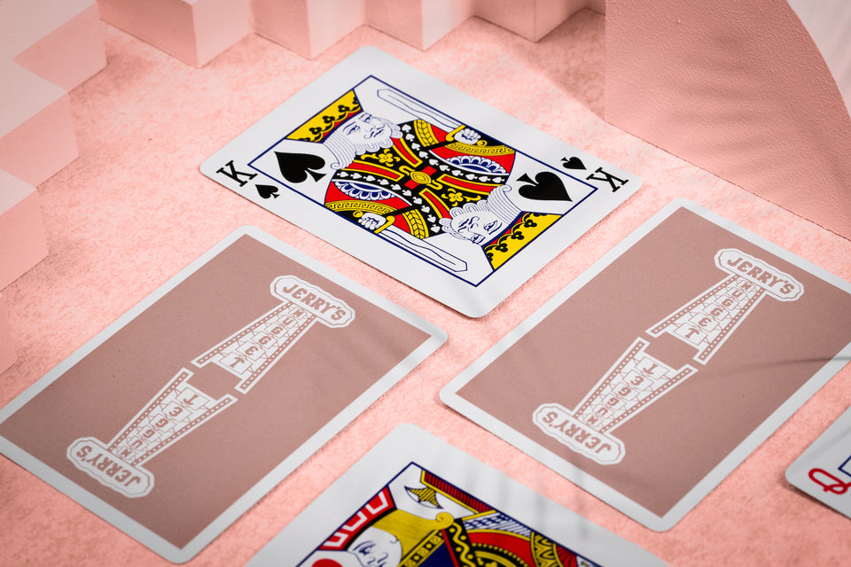 Jerry's Nugget Playing Cards - Metallic Pink Edition – Riffle