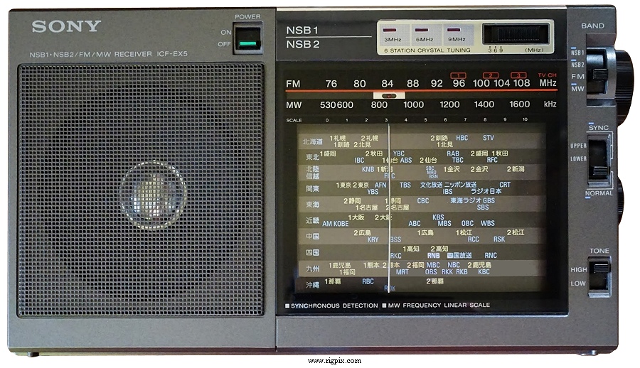 RigPix Database - Sony - ICF-EX5