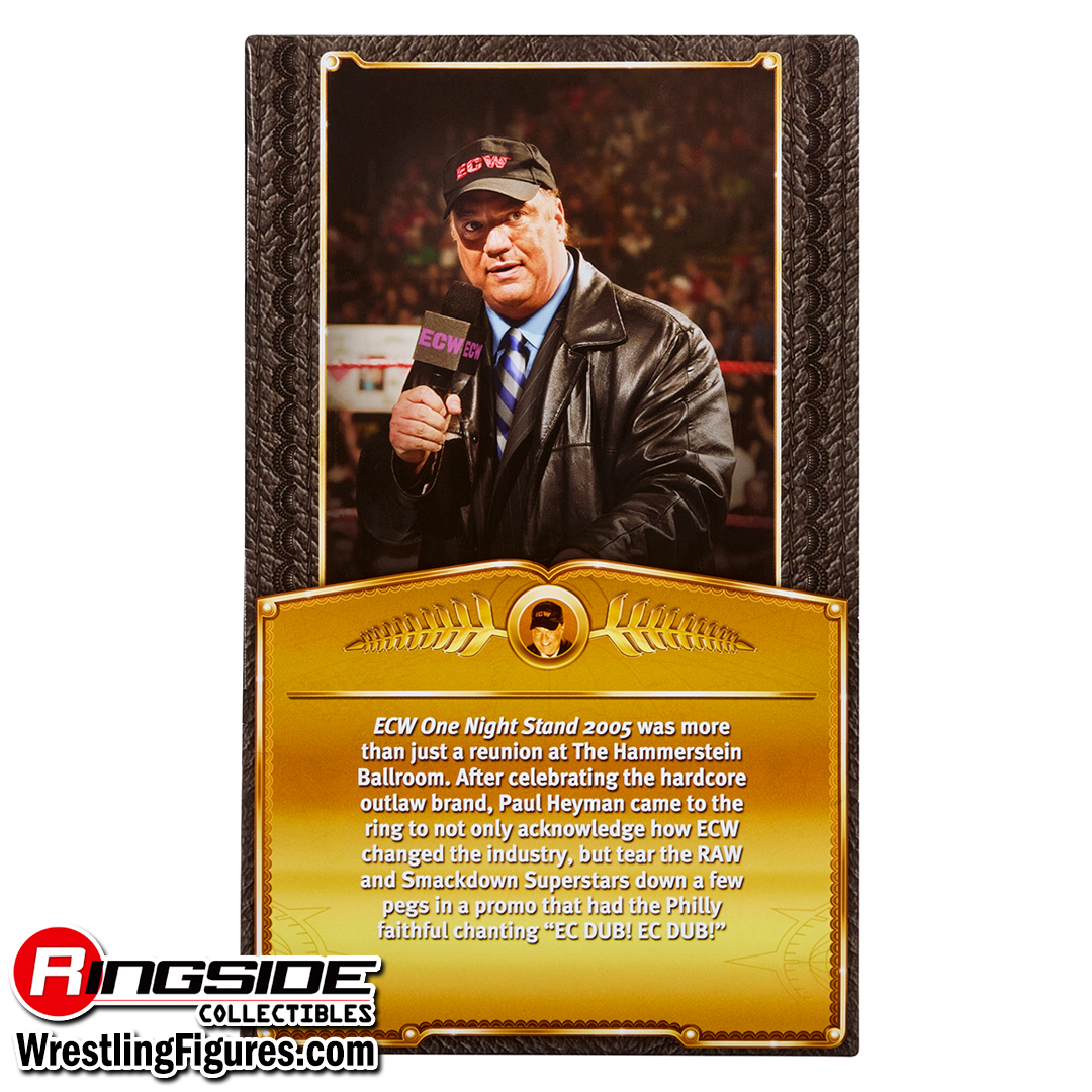 ECW Paul Heyman - WWE Defining Moments Ringside Exclusive Toy