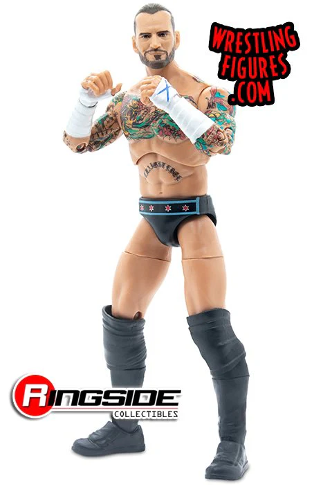 Chase 1 of 5000) CM Punk - AEW Unmatched Series 4 Toy Wrestling