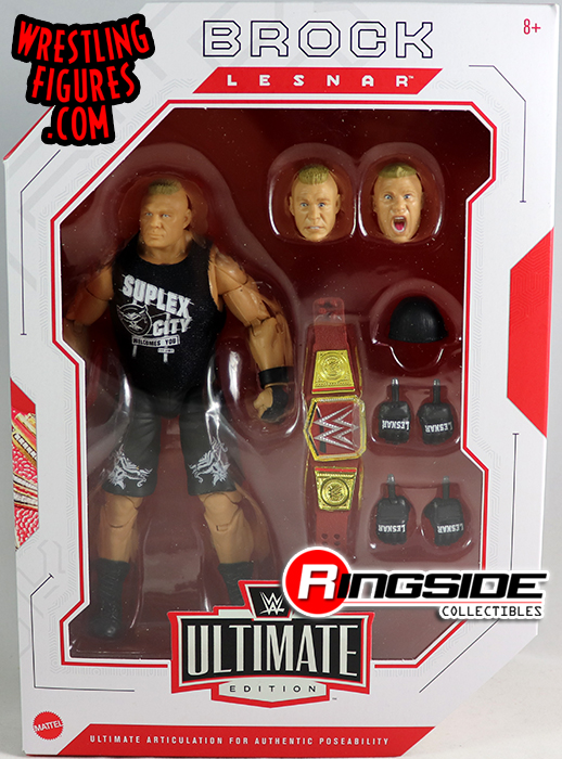 Brock Lesnar - WWE Ultimate Edition 4 Toy Wrestling Action Figures