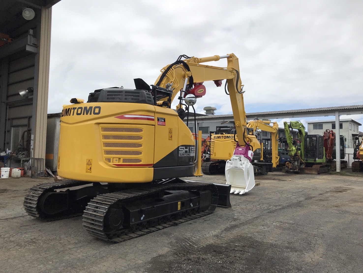 在庫機紹介】SH135X-7（住友建機）＋MSE-45GZX（松本システム