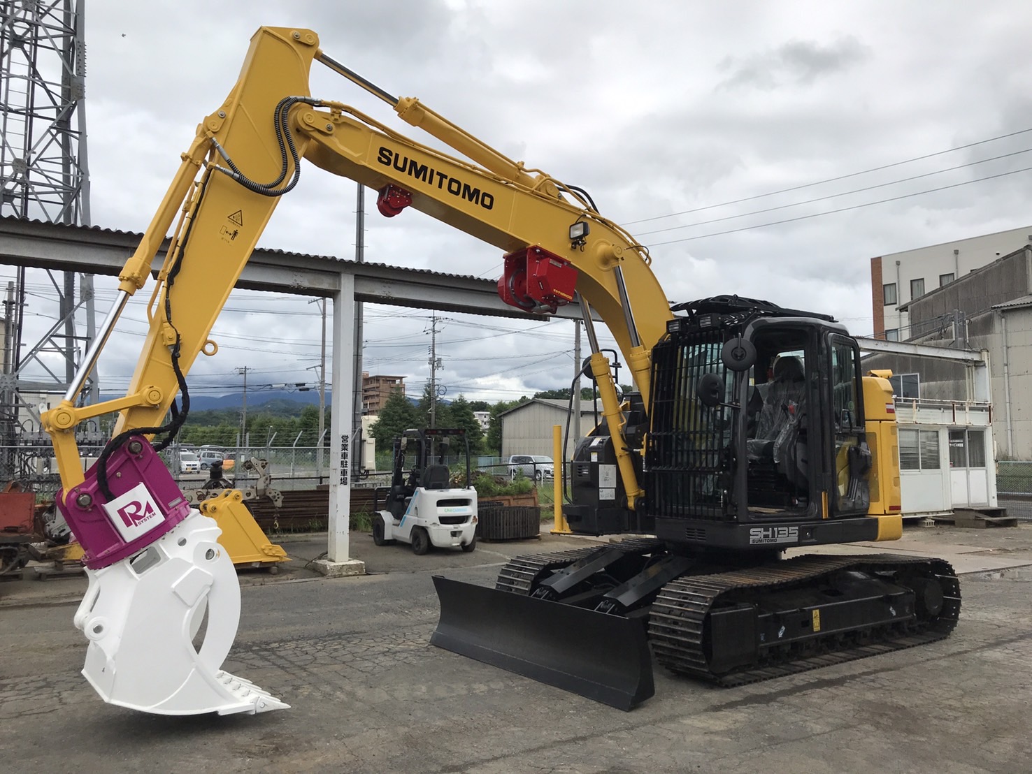 在庫機紹介】SH135X-7（住友建機）＋MSE-45GZX（松本システム