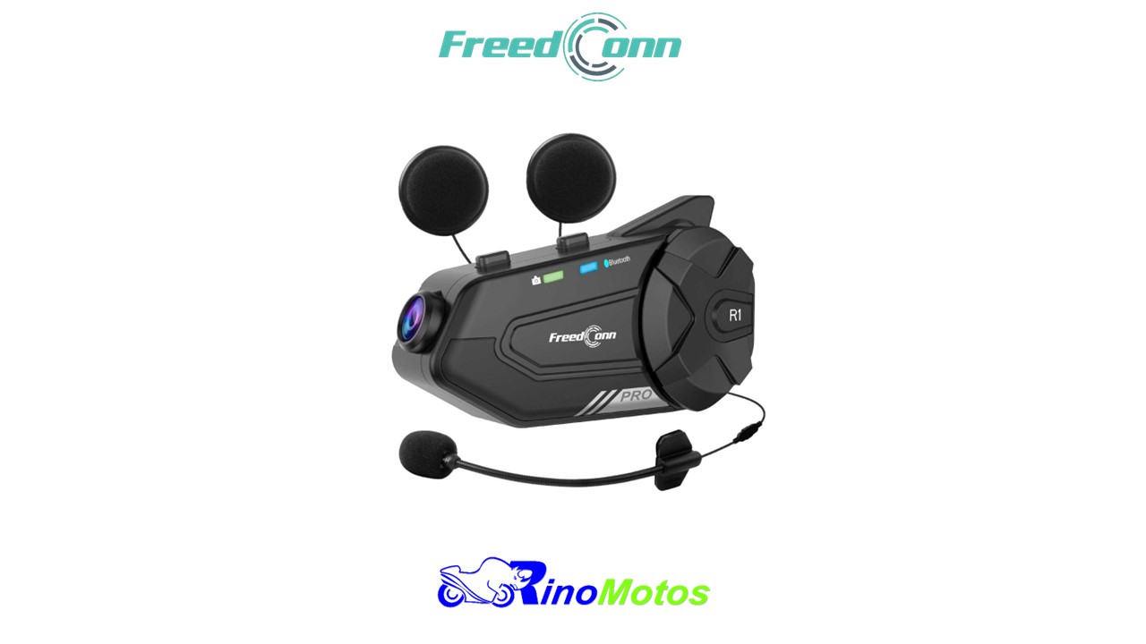 INTERCOMUNICADOR FREEDCONN R1 PRO CON CAMARA - Rinomotos