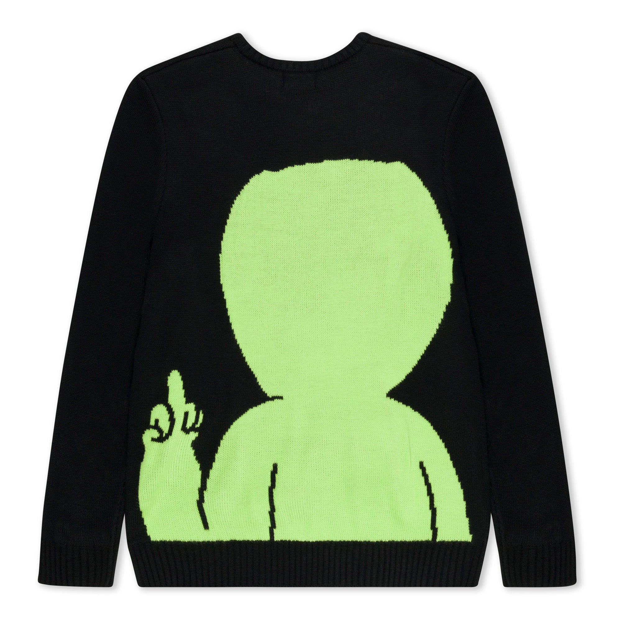 Lord Alien Flippy Knitty Sweater (Black) – RIPNDIP