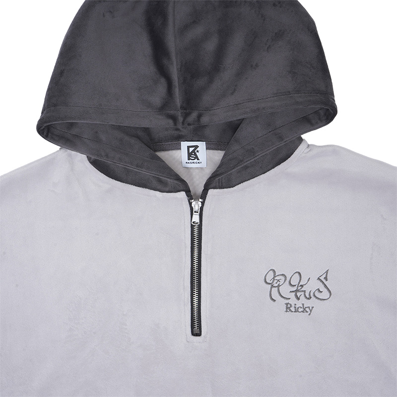 RKS ベロアハーフジップパーカー - RKS ricky