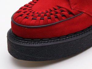 ジョージコックス3588レッドスエード ブラックインターレース／ROCK