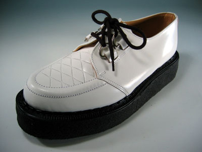 ジョージコックスBINGLEYホワイトレザー／ROCK SHOES COMPANY