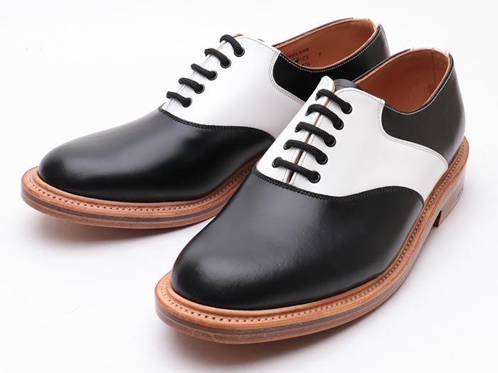 ジョージコックス13575ブラックレザー×ホワイトレザー【別注】／ROCK