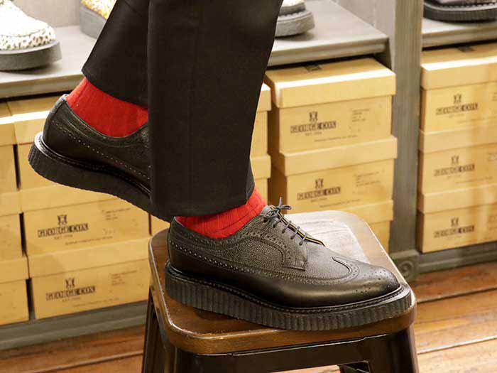 ジョージコックス15335 Calf/Grain American Brogue Creeper【限定