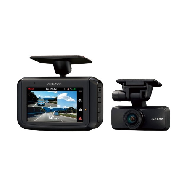 ランマートWEB ﾄﾞﾗｲﾌﾞﾚｺｰﾀﾞｰ 前後対応2ｶﾒﾗ 駐車監視直結配線付: カー