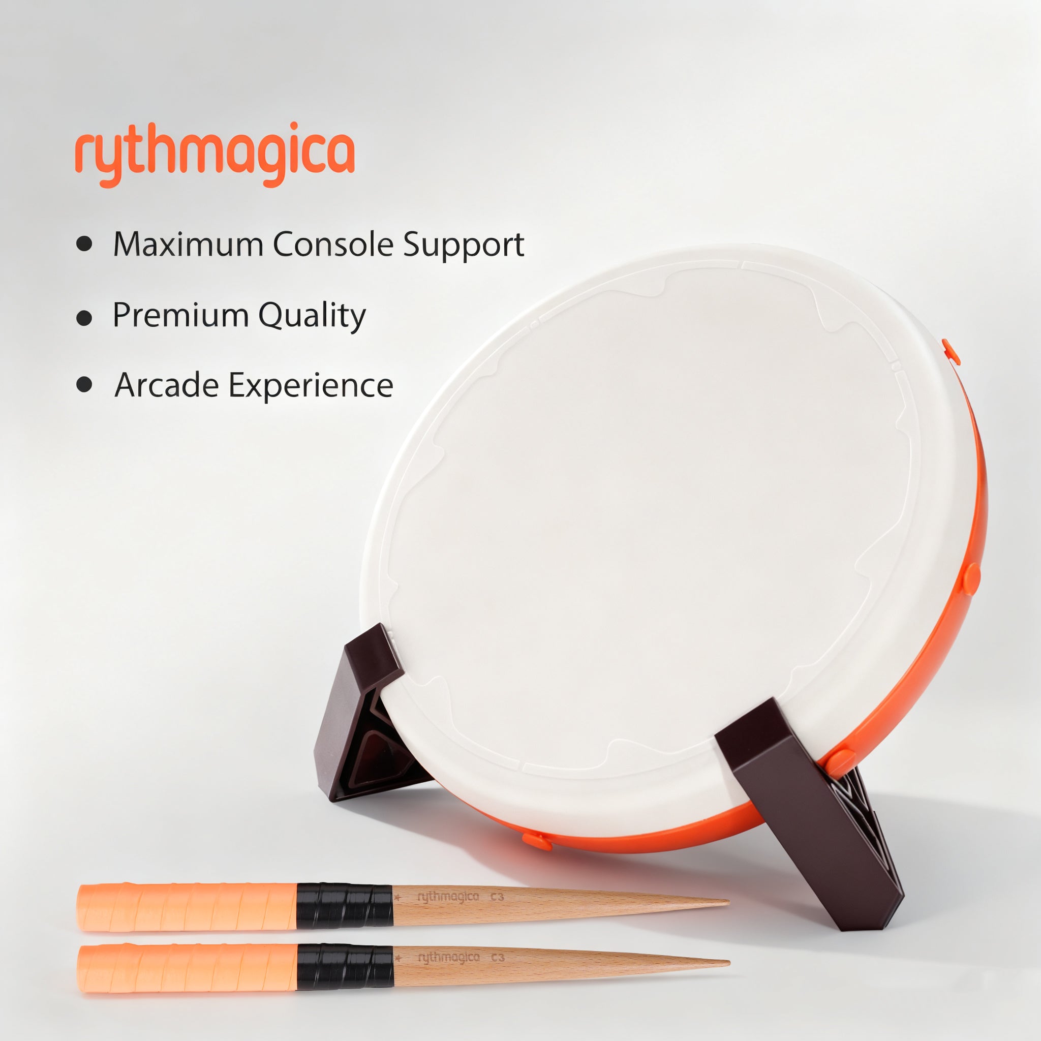 太鼓の達人やリズムゲームに対応したTDC10 Proドラムコントローラー