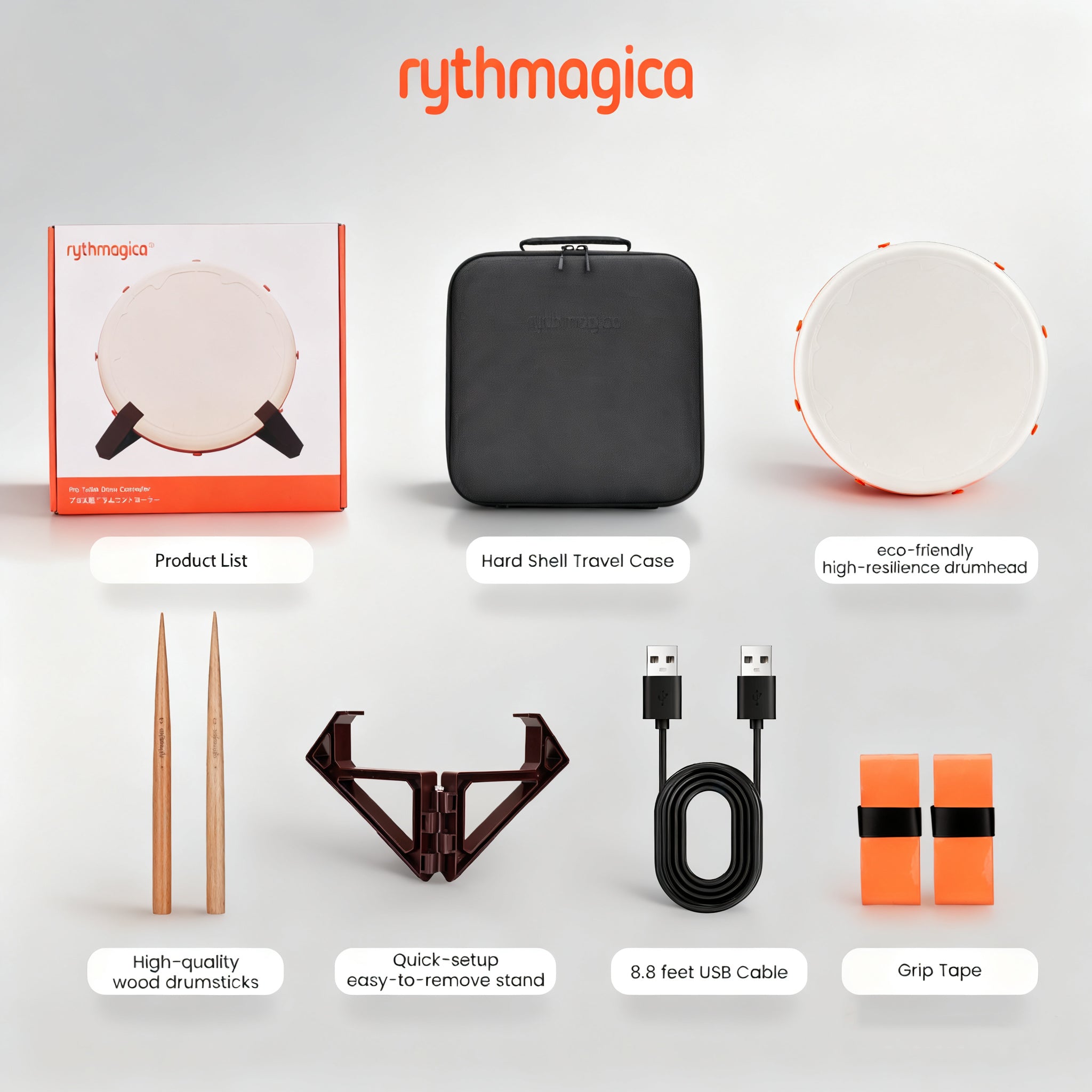 太鼓の達人やリズムゲームに対応したTDC10 Proドラムコントローラー