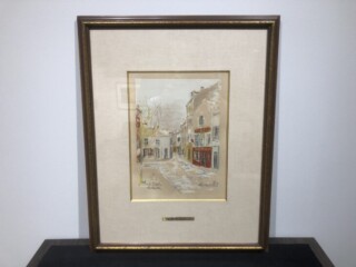 モーリス・ユトリロ作「リトグラフ Montmartre vécu par utrillo