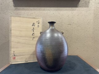 木村盛康 作 『松樹天目壷』 買取価格相場｜骨董品買取 緑和堂