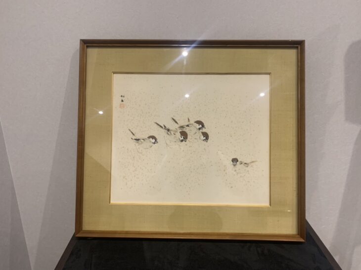 竹内 栖鳳 作「雀」 ｜骨董品買取 緑和堂