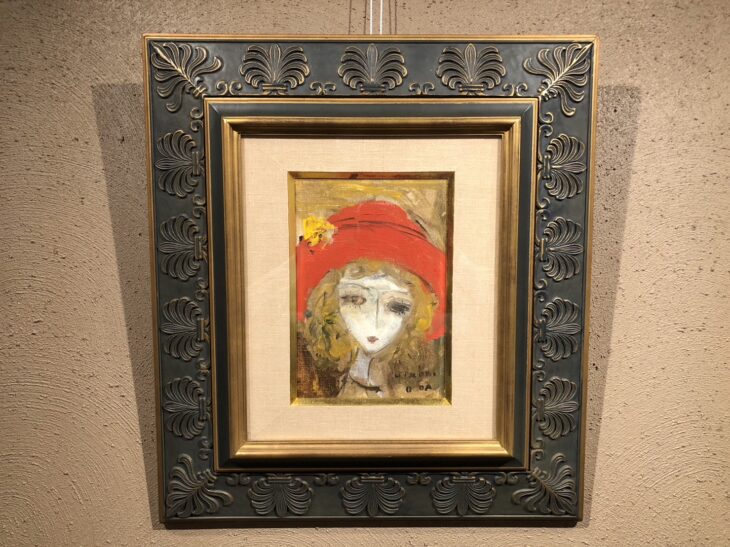 織田 廣喜 作『油彩画 SM 少女』 ｜骨董品買取 緑和堂