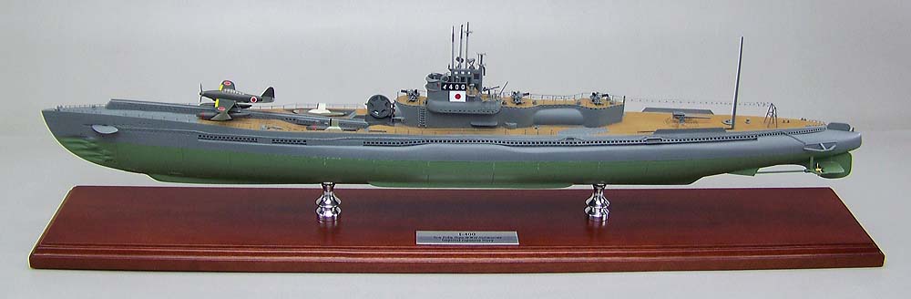 □伊号第四〇〇潜水艦（イ400）精密模型完成品 1/350イ400 1/200イ400