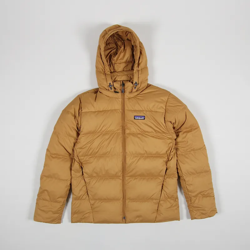 Patagonia Mens Winter Lightweight Silent Down Jacket Nest Brown