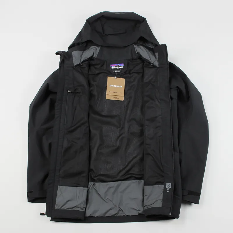 Patagonia Mens Windsweep Coat Jacket Black H2No DWR Finish