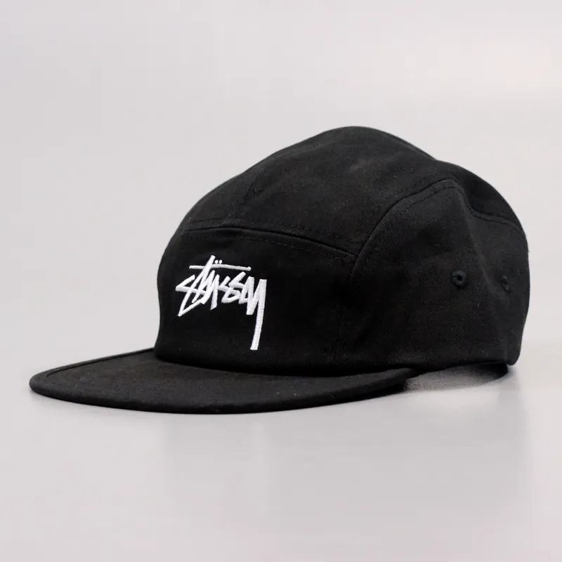 Stussy Stock FA14 Camp Mens Adjustable Five Panel Cap Black