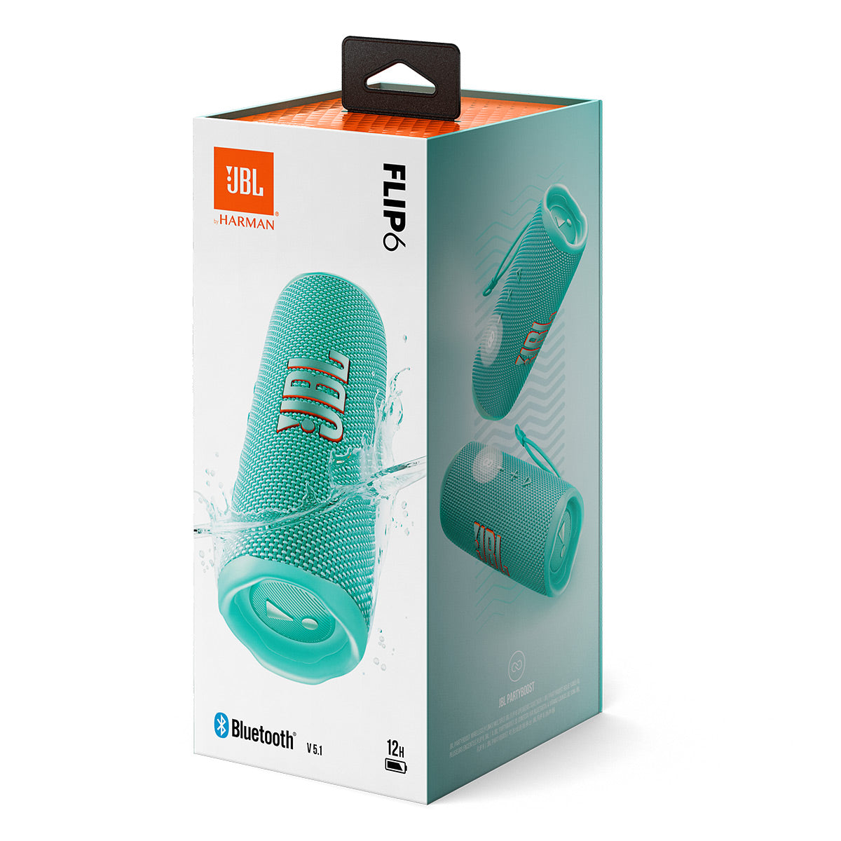 JBL Flip 6 Portable Waterproof Speaker (Teal) | World Wide Stereo