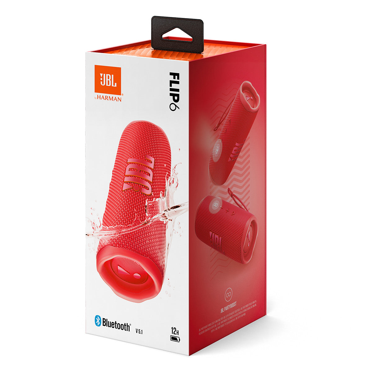 JBL Flip 6 Waterproof Portable Bluetooth Speaker - Pair (Red