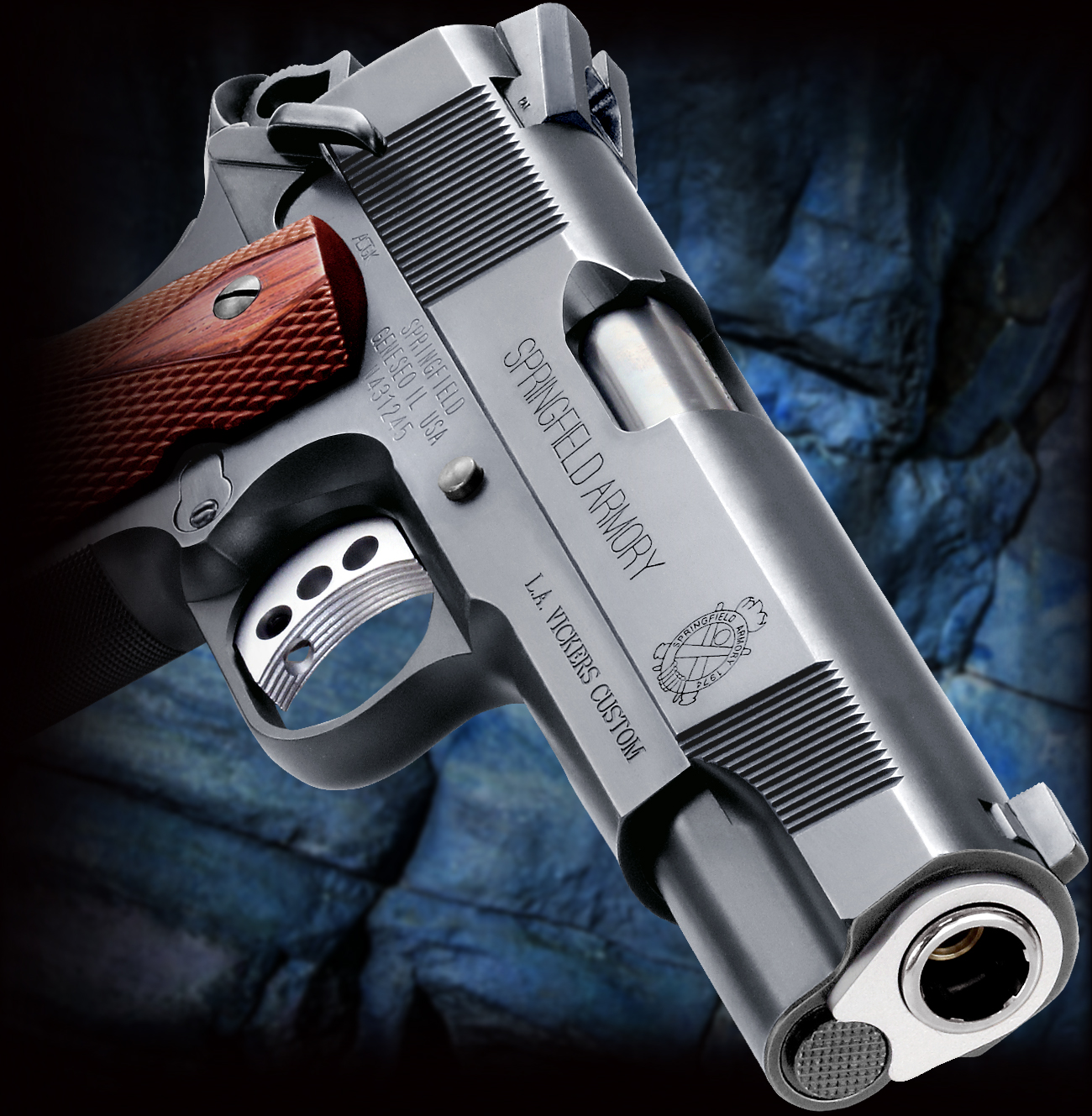 完売】WA L.A.ヴィッカーズ・カスタム 実物木製グリップ付 【WESTERN