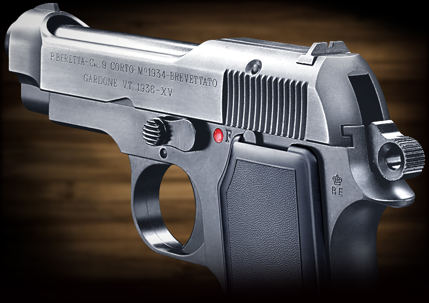 完売】WA【ベレッタ】M1934 カーボンブラックHW ver. 【WESTERN ARMS】