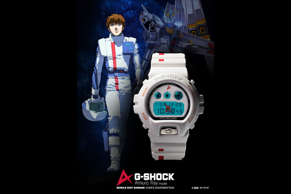 G-SHOCK×GUNDAM、逆シャア・アムロ仕様の白い限定モデル - Impress Watch