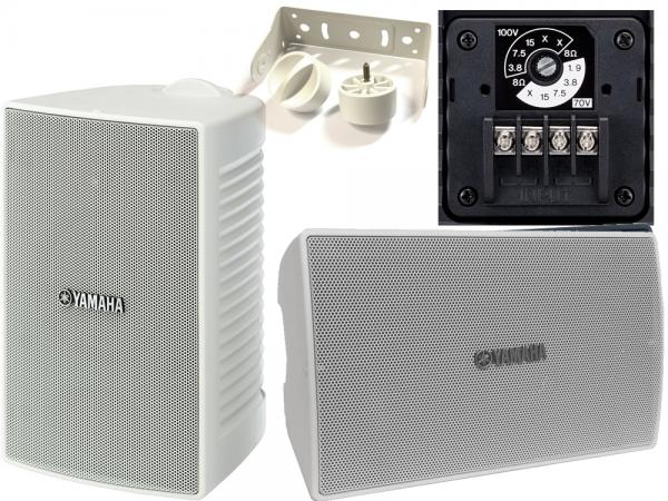 YAMAHA ヤマハ VS4W ホワイト (2ペア) + PA2030a 店舗 BGMセット 屋内