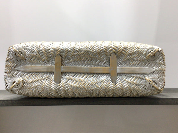 竹巧彩 花網代編みバッグ – waza・kura