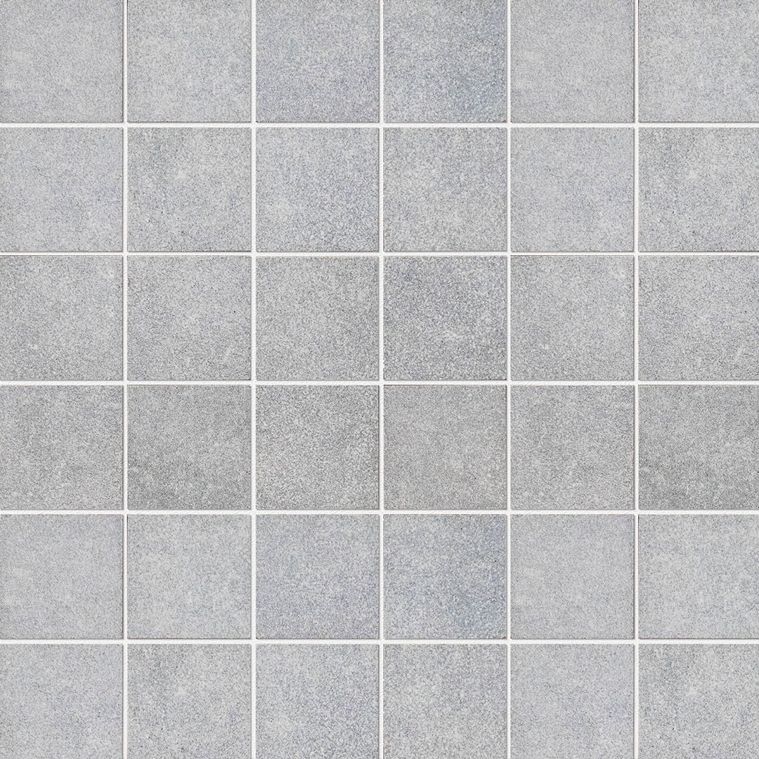 Level Light Grey Matte 2x2 Mosaic - Walker Zanger